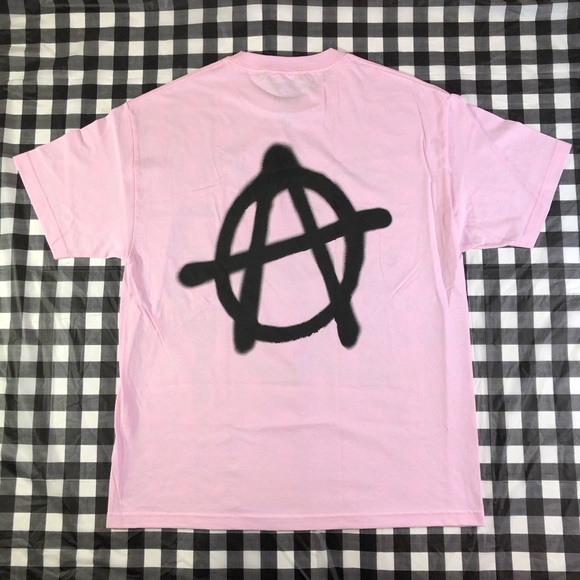 Sus Boy 911 Anarchy Big Logo Light Pink Lil Peep - Picture 2 of 7
